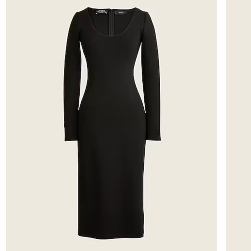 Elegant Black Long Sleeve Dress NWT